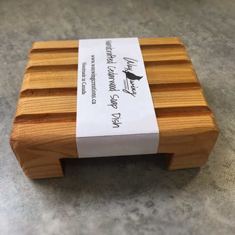 Handcrafted Cedarwood Soap Dish